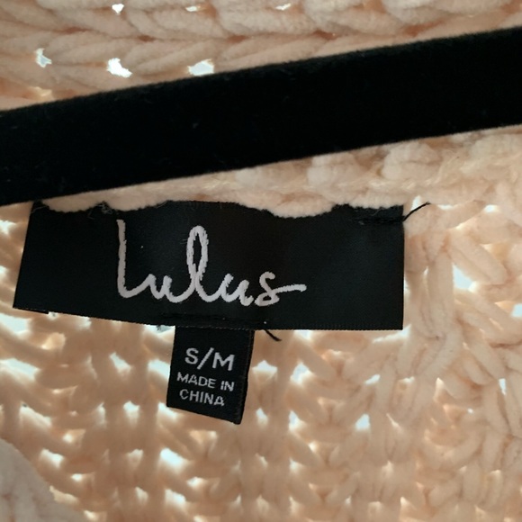Lulus beige knit sweater - Picture 2 of 2